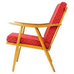 Mid Century Boomerang Armchair By Ton, Czechoslovakia 1960s