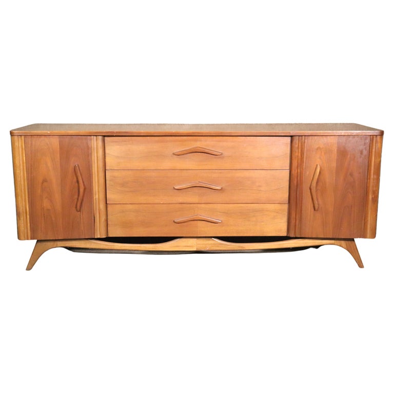 MidCentury Boomerang Chest Of Drawers For Sale at 1stDibs