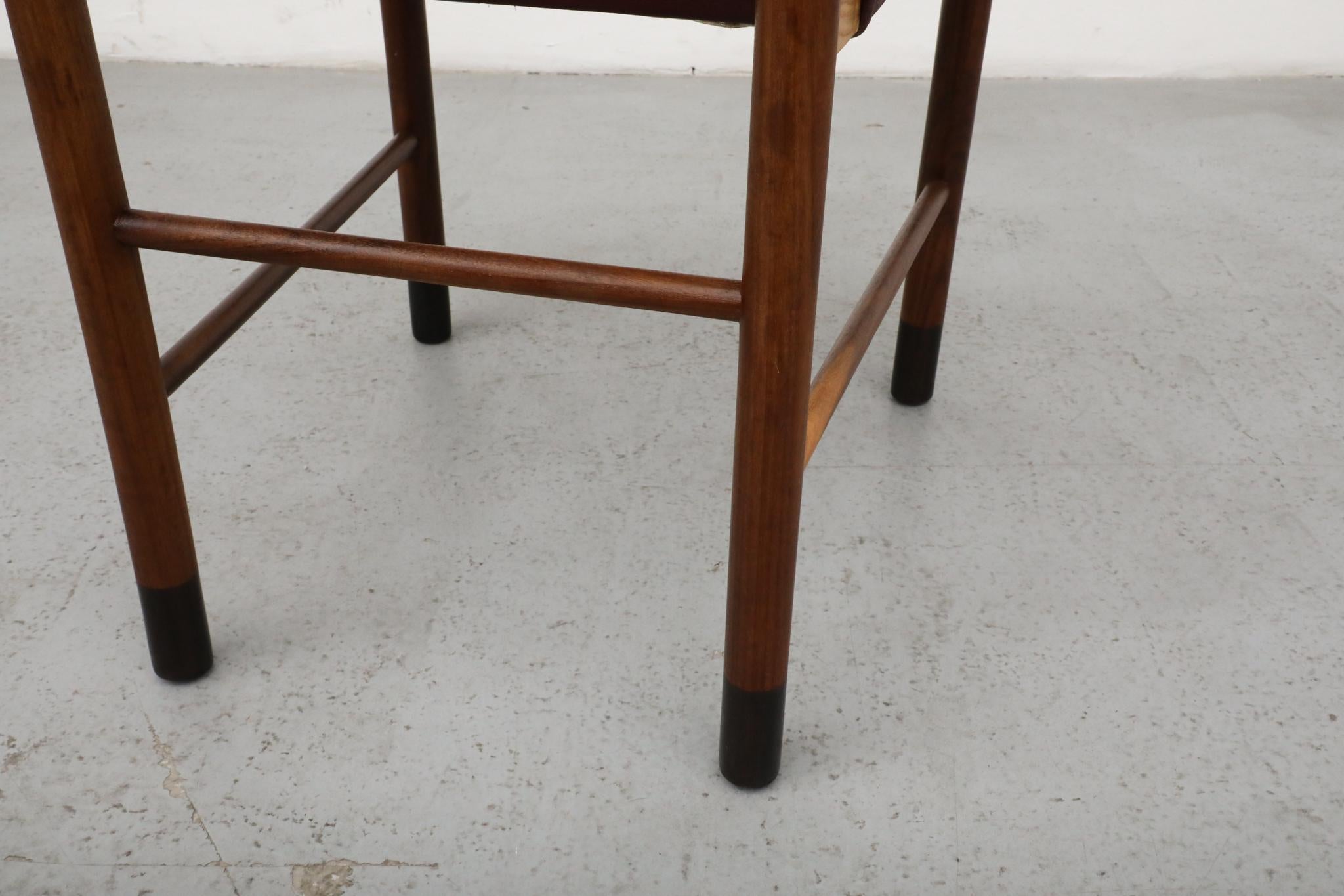Mid-Century Borge Mogensen Style Danish Teak Chair For Sale 10