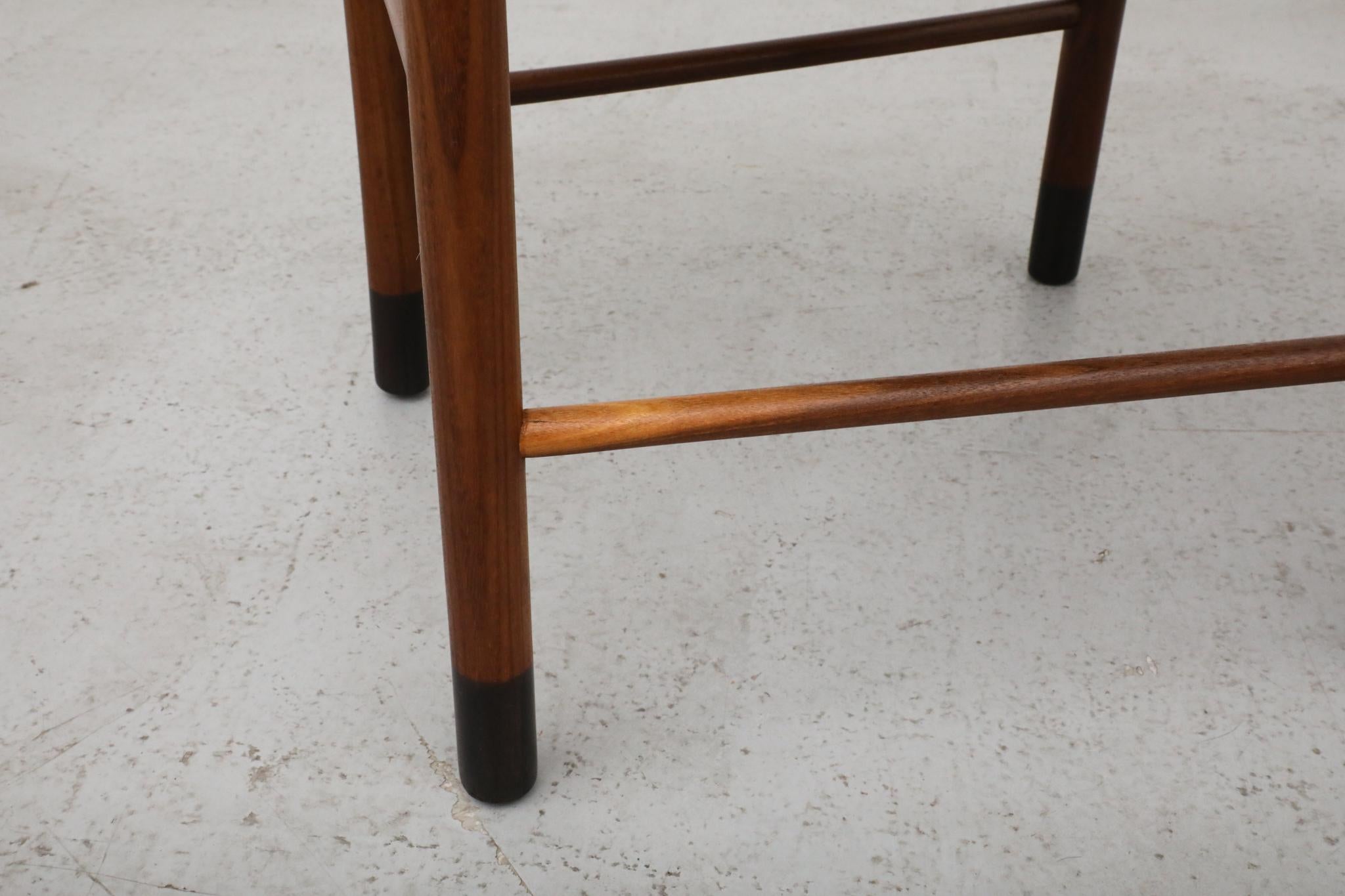 Mid-Century Borge Mogensen Style Danish Teak Chair For Sale 11