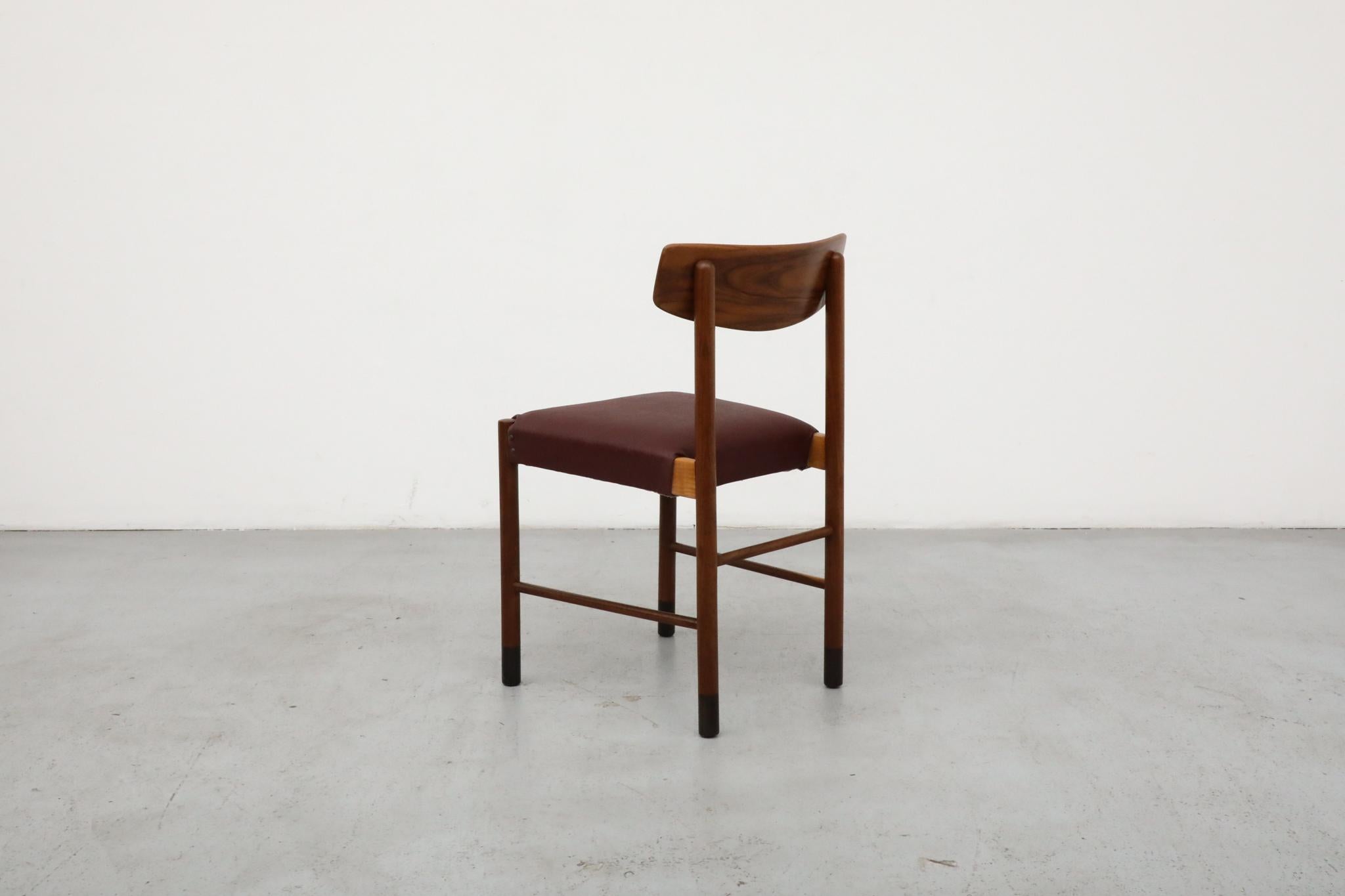 Mid-20th Century Mid-Century Borge Mogensen Style Danish Teak Chair For Sale