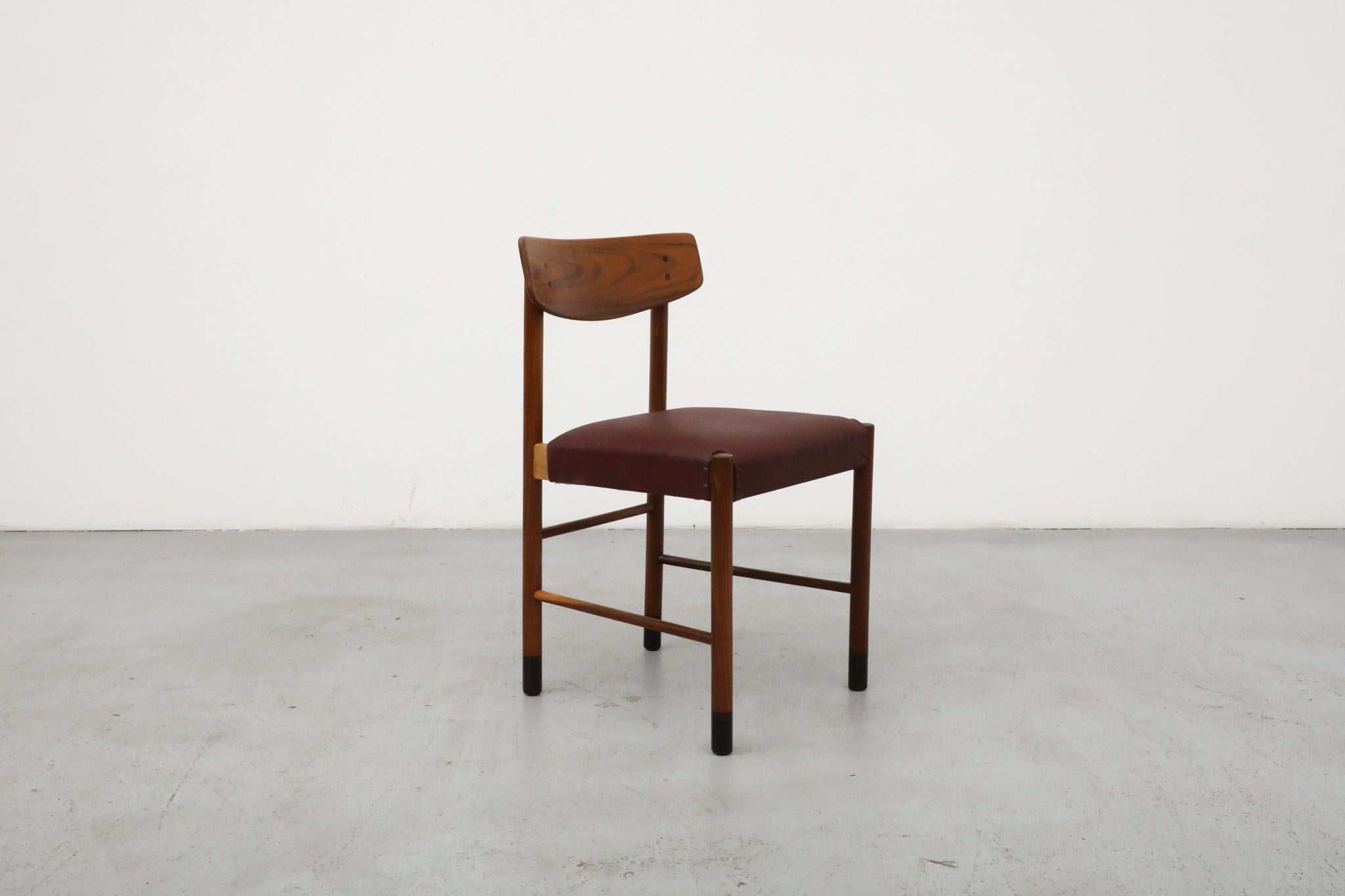Mid-Century Borge Mogensen Style Danish Teak Chair For Sale 3