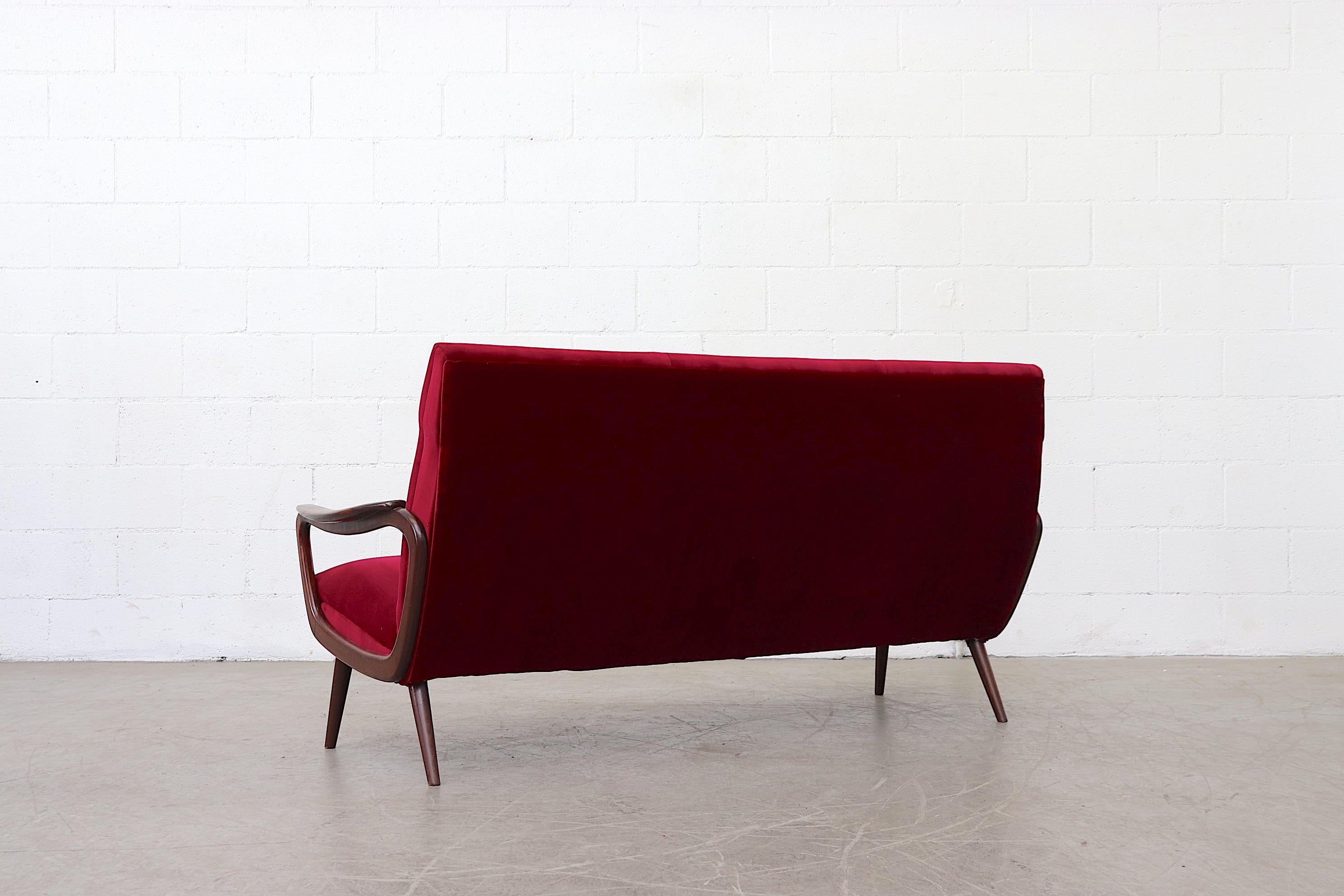 Mid-Century Modern Midcentury Bovenkamp Style Sofa For Sale
