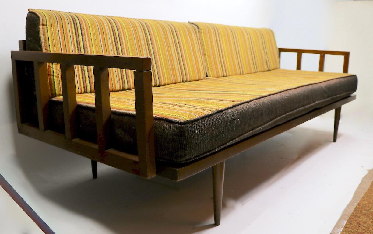 American Mid Century  Box Sofa Daybed