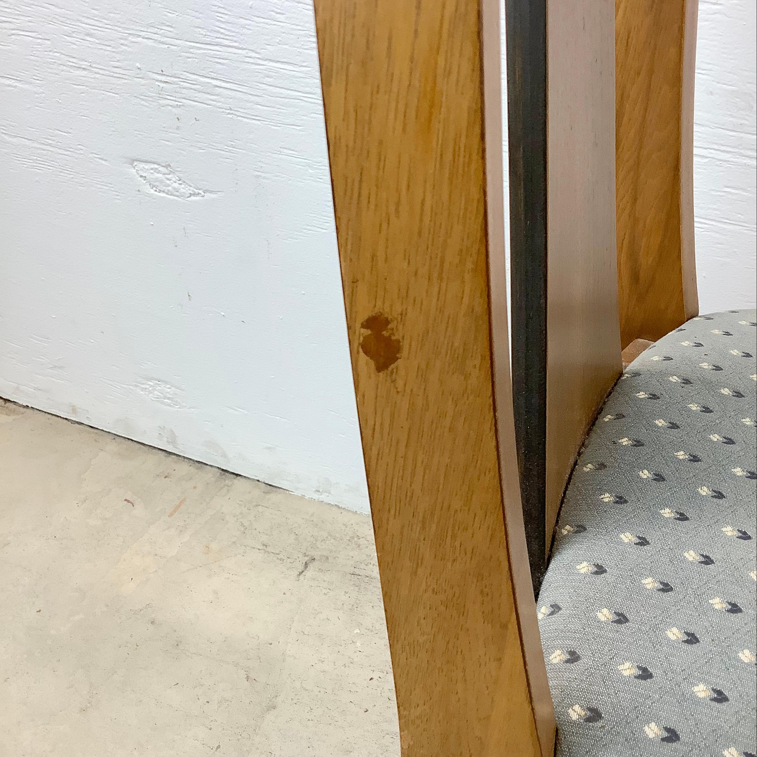 Mid-Century Brasilia Style Walnut Dining Chairs- Set of Four For Sale 7