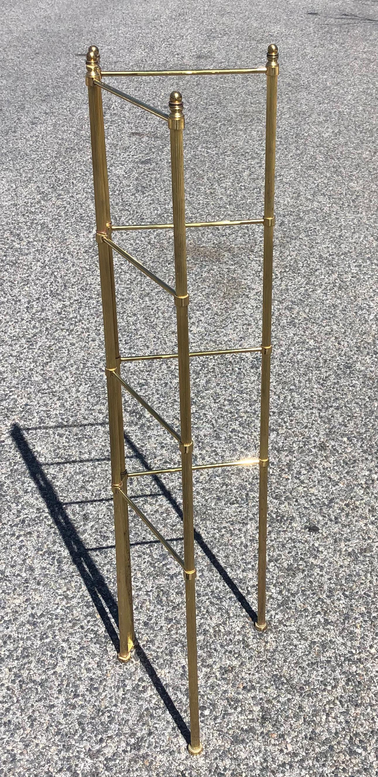 brass towel racks