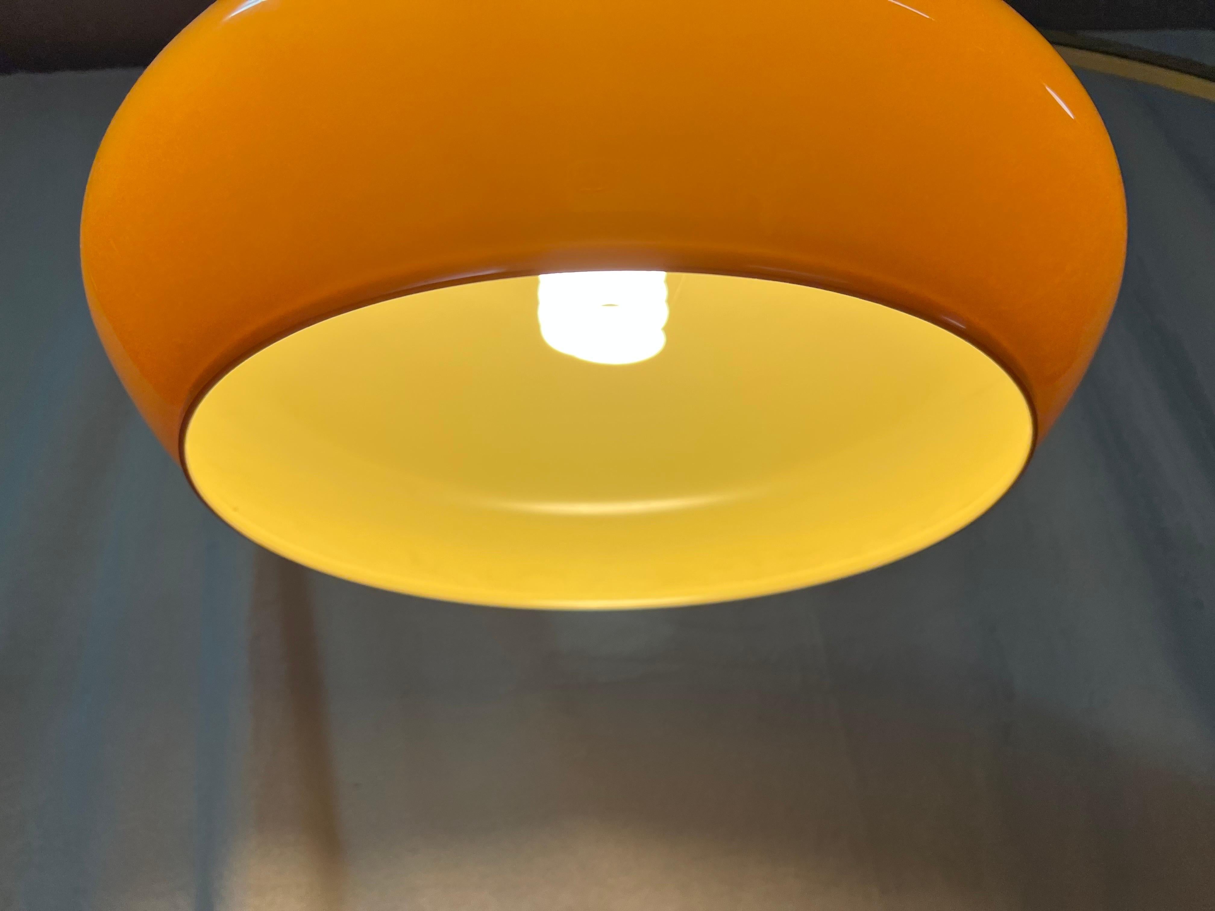 Mid-Century Modern Arc Brass Floor Lamp 5