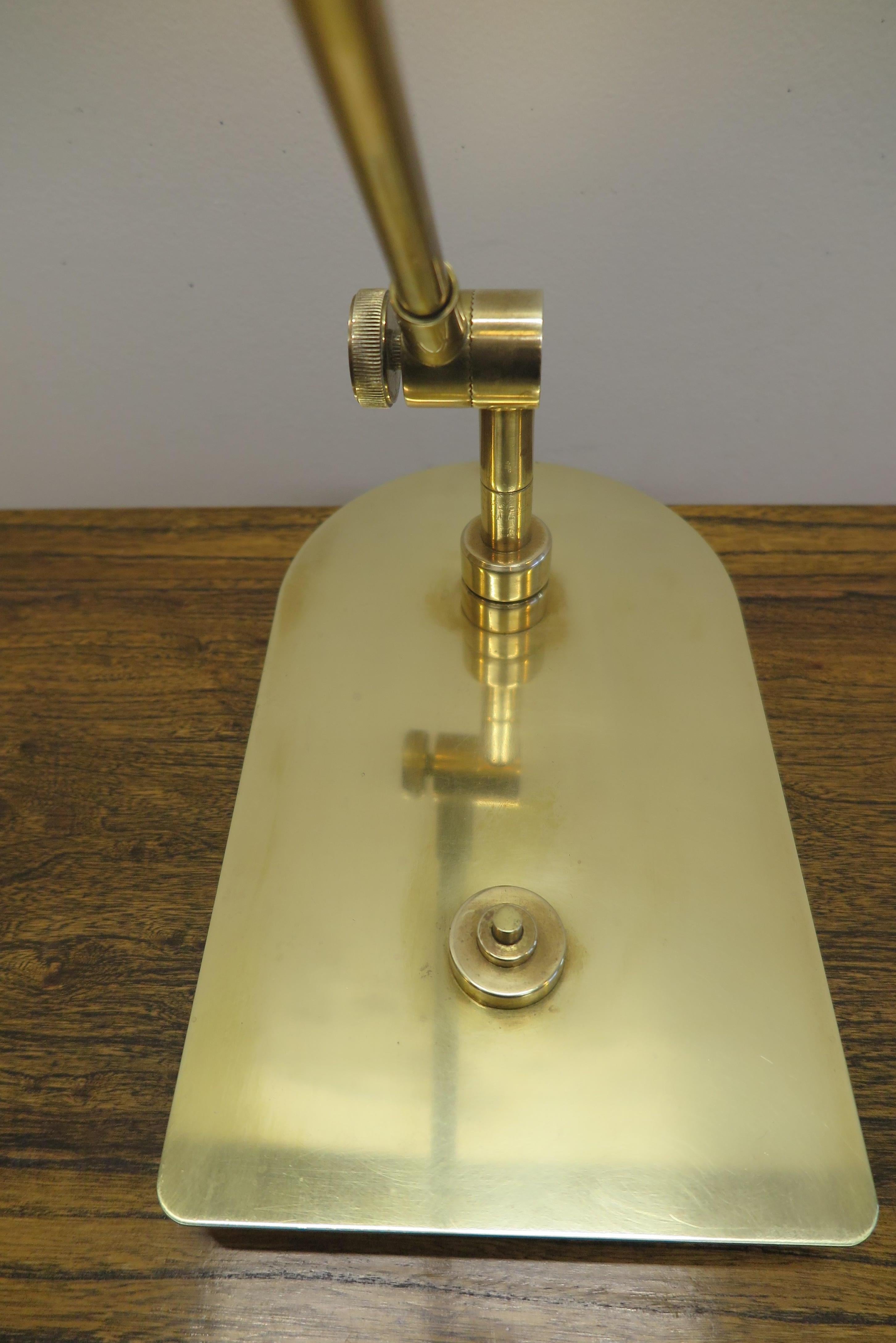 Midcentury Brass Articulating Table Lamp 3