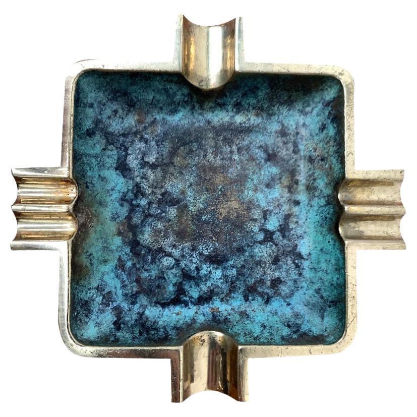Mid-Century Brass Ashtray, 1950s