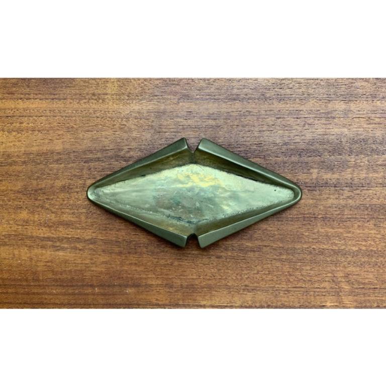 Mid-Century Modern Cendrier en laiton du milieu du siècle, années 1960 en vente