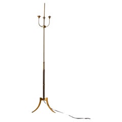 Mid century Brass atomic floor lamp