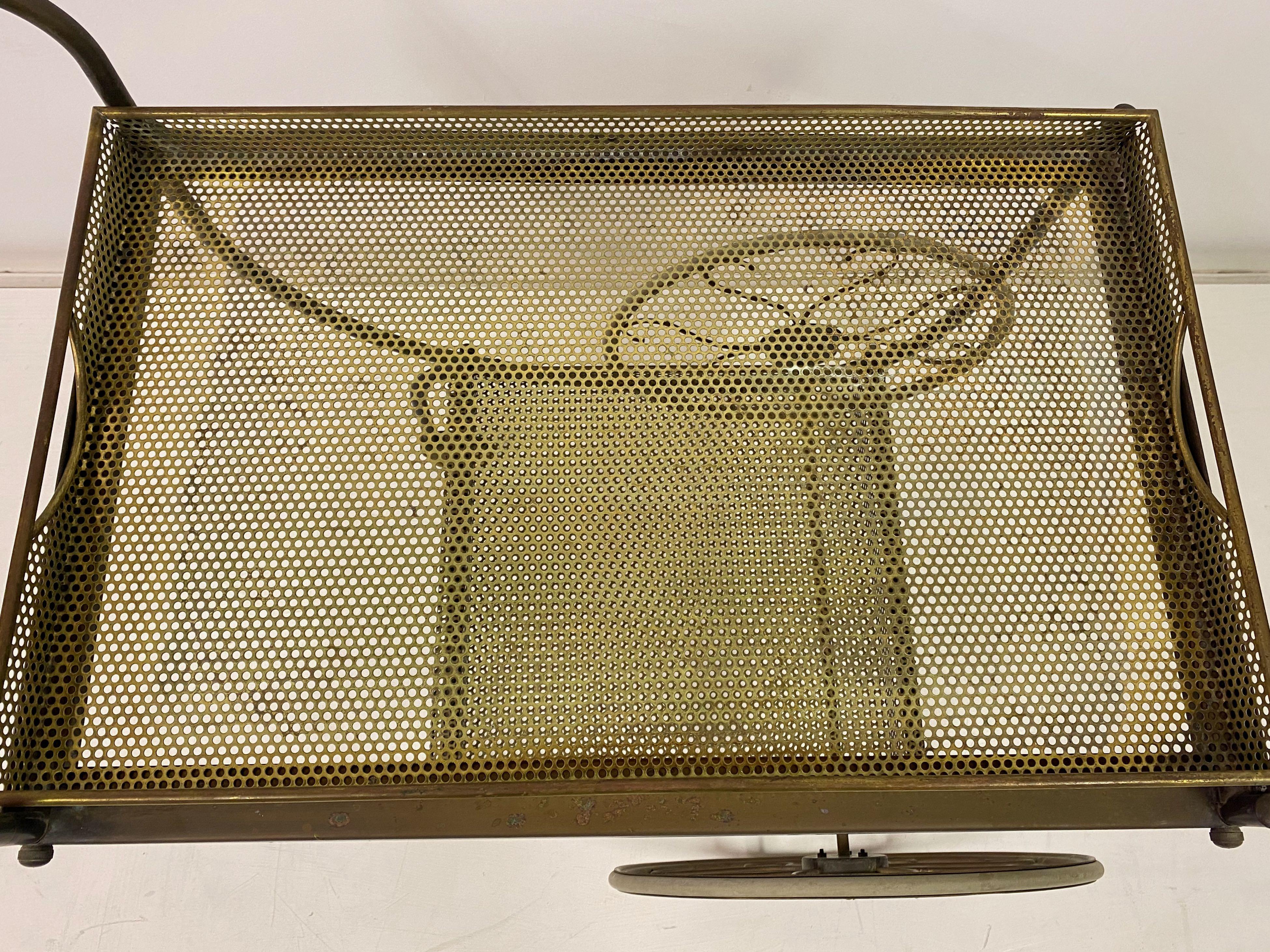Mid-Century Brass Bar Cart or Drinks Trolley by Josef Frank for Svenskt Tenn 2