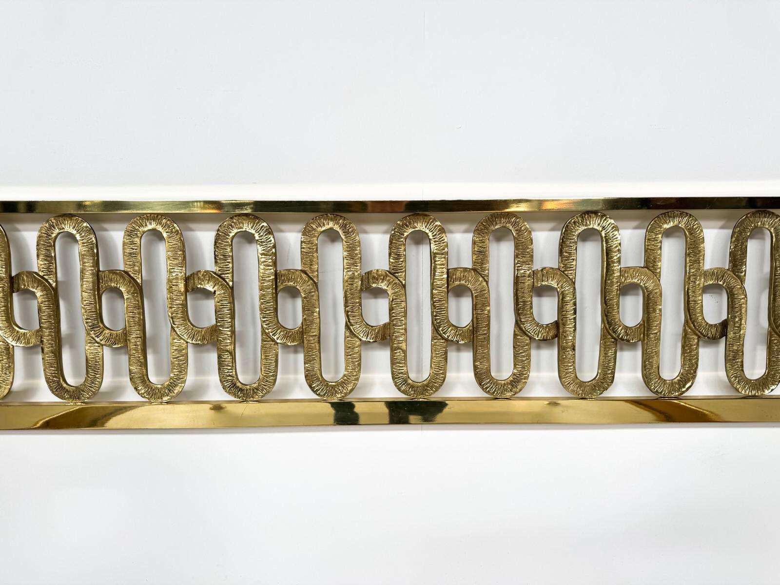 Lit en laiton mi-siècle par Angelo Brotto, Esperia, Italie, 1970 en vente 3