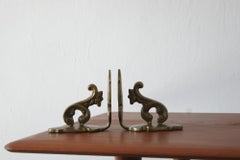 Mid-Century Brass Bookends, 1960s, Set of 2