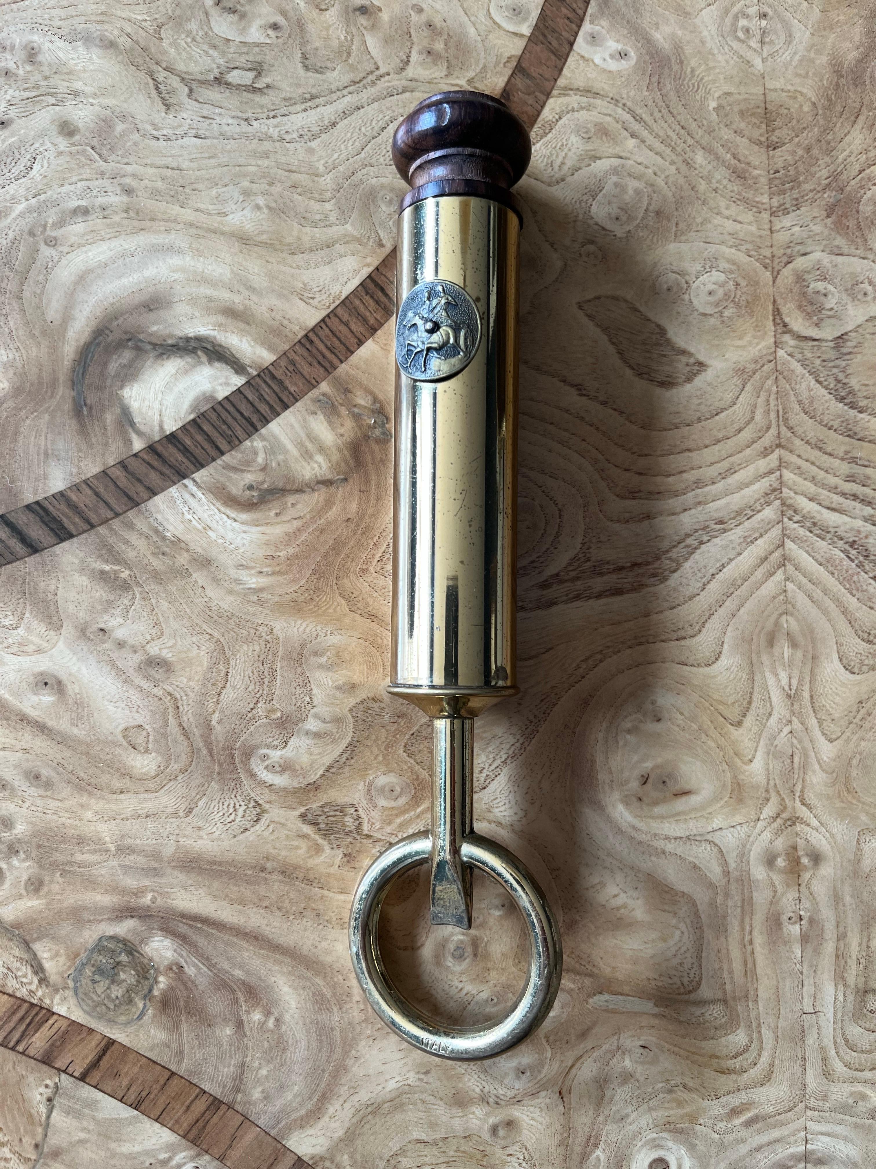 Mid-Century Modern Mid Century Brass Bottle Opener Italy For Sale
