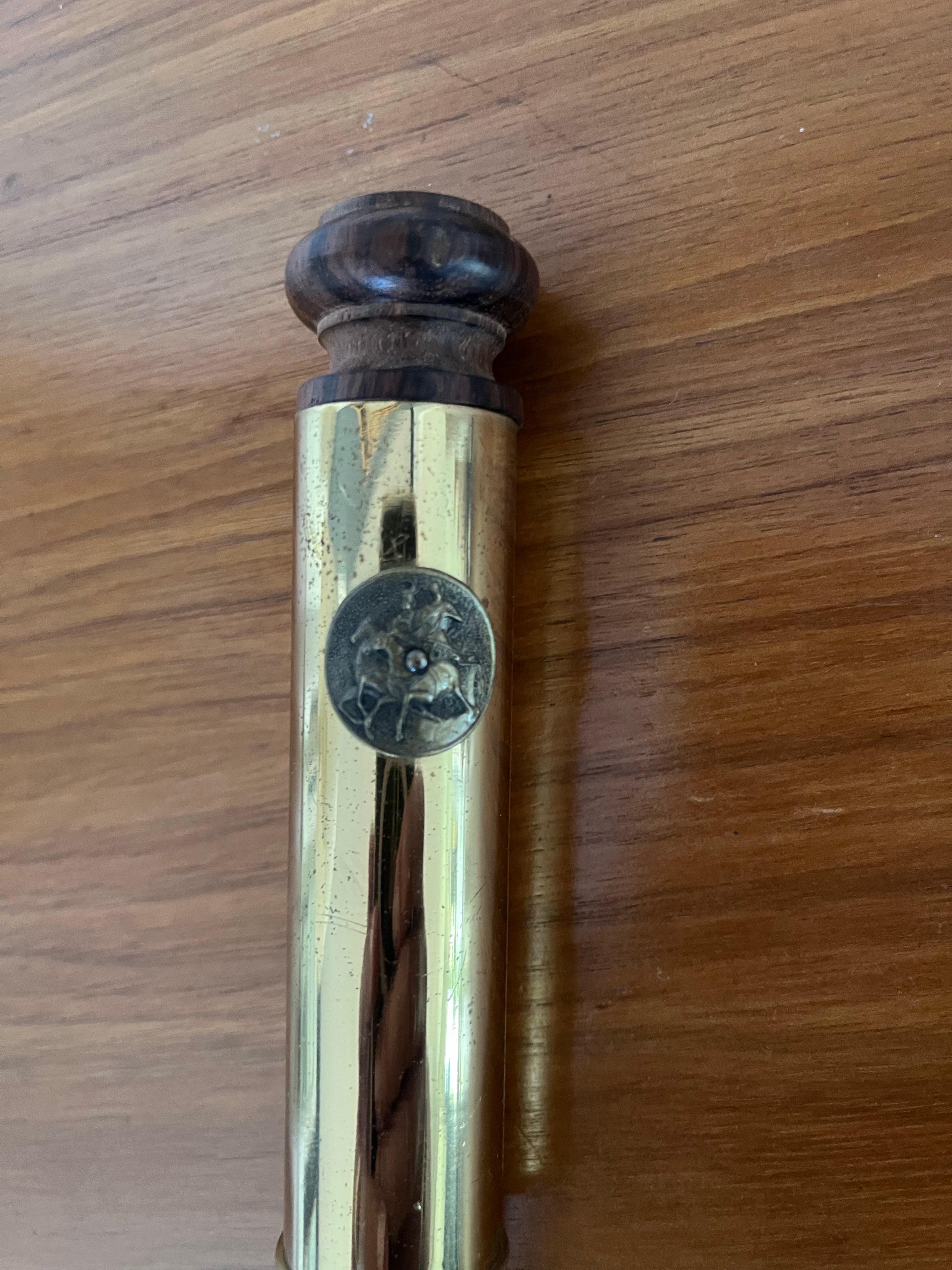 Italian Mid Century Brass Bottle Opener Italy For Sale