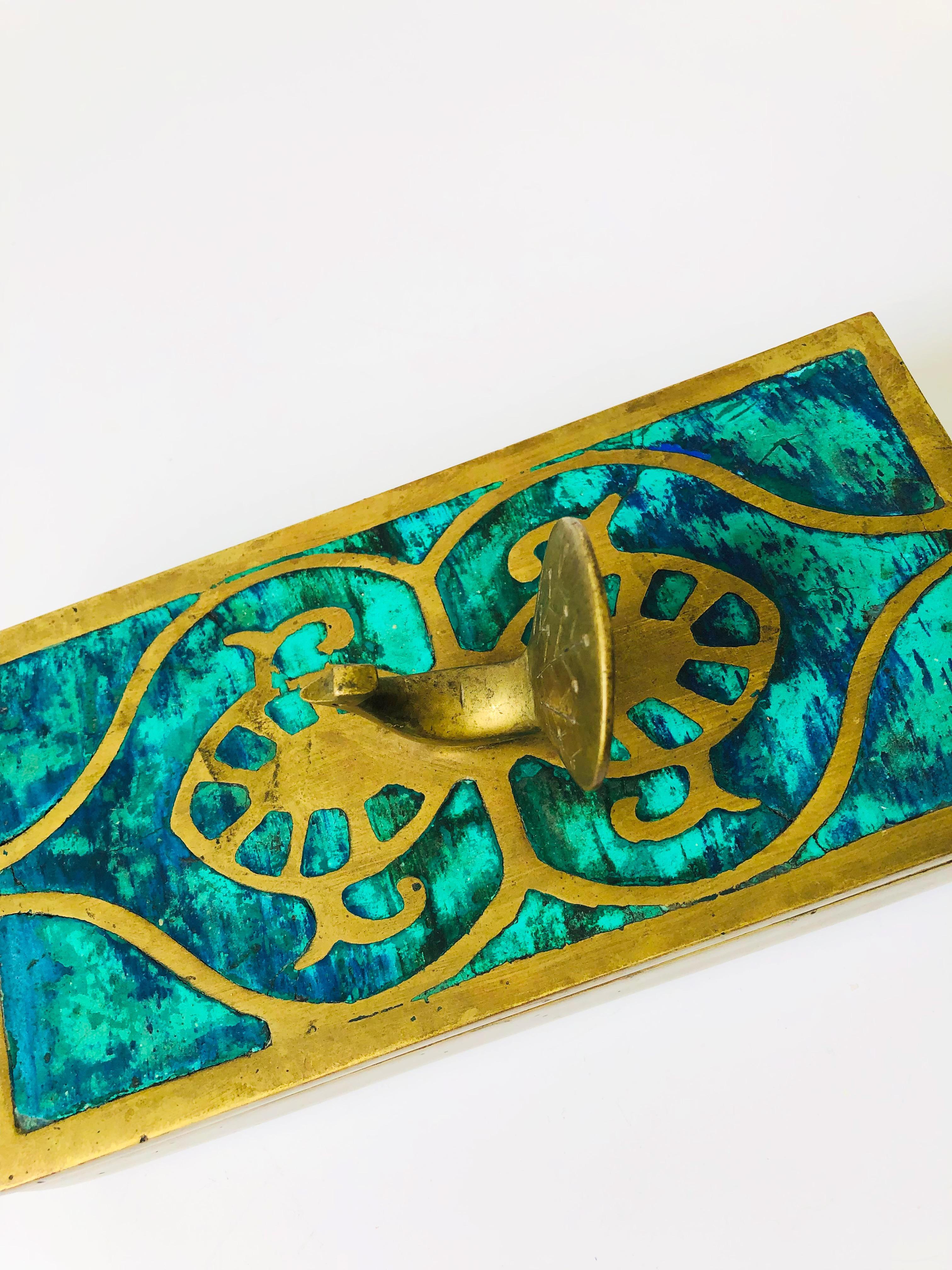 Mid-Century Brass Box by Pepe Mendoza 1