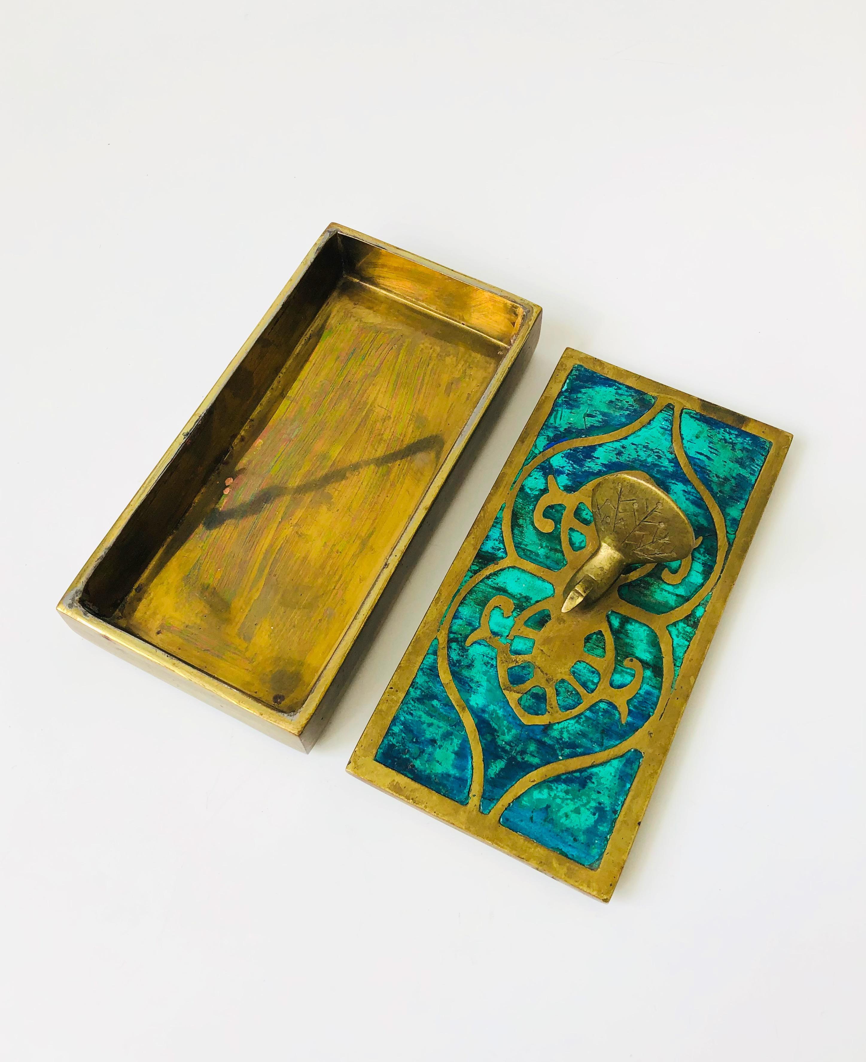 Mid-Century Brass Box by Pepe Mendoza 3