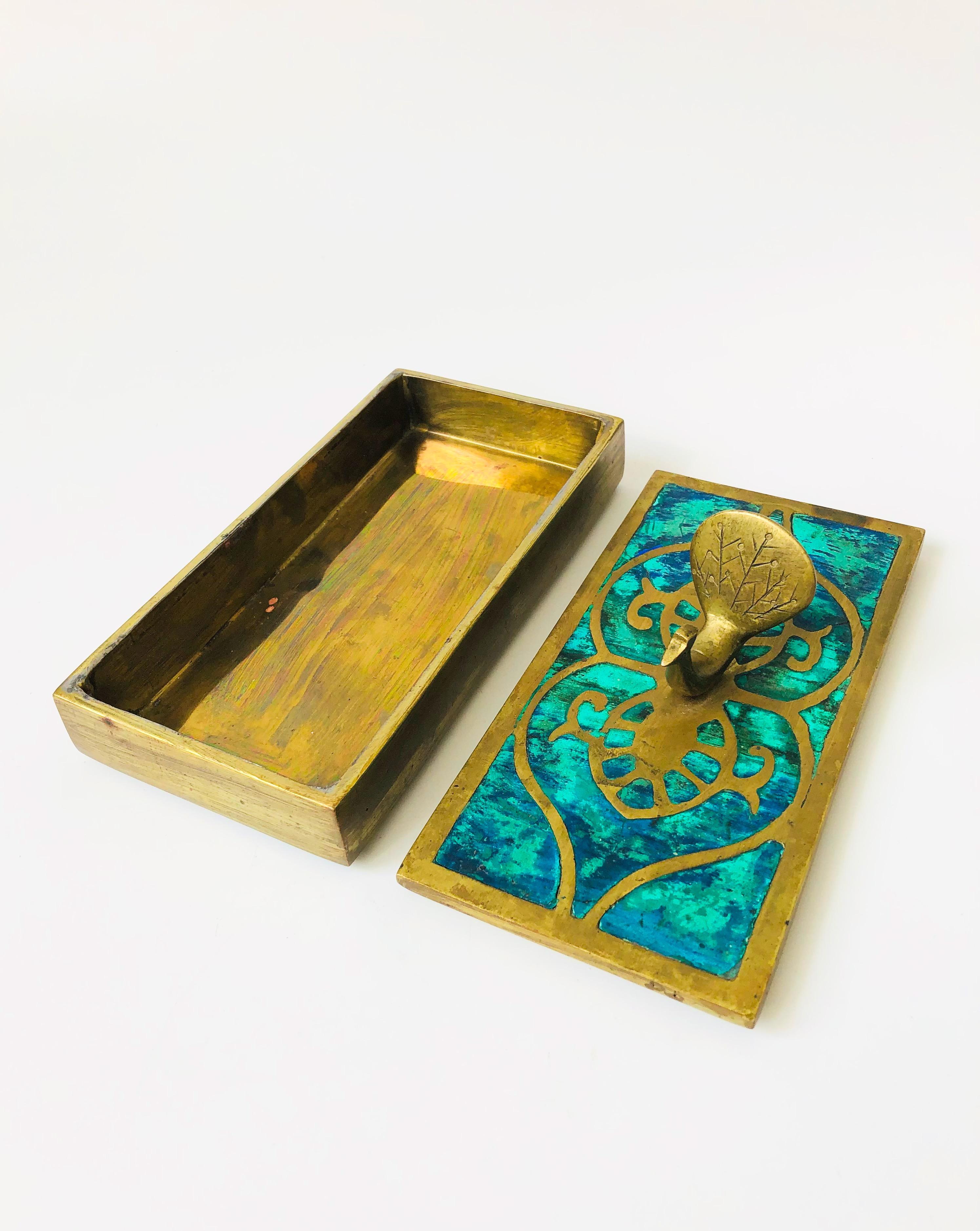 Mid-Century Brass Box by Pepe Mendoza 4