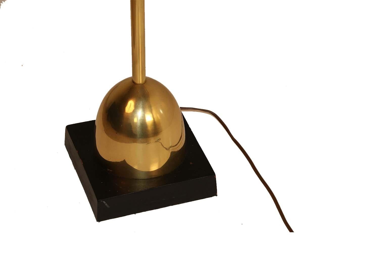 palm brass floor lamp