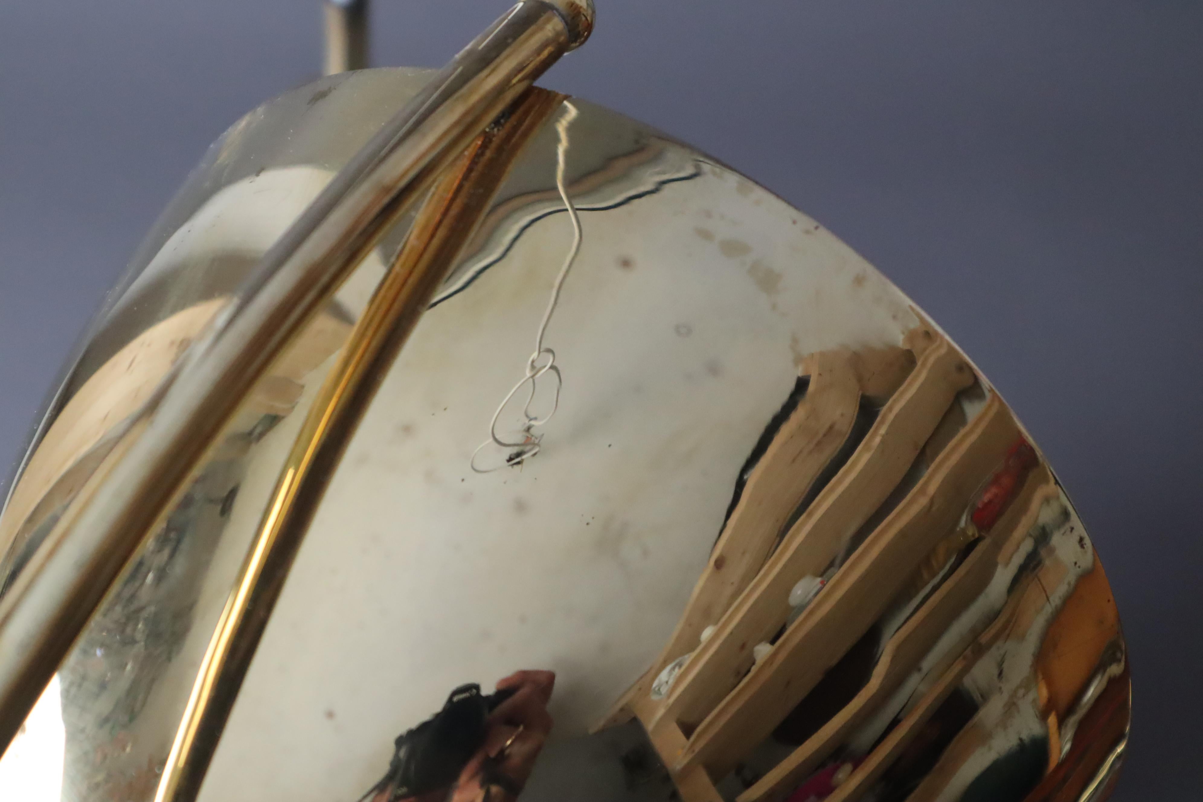 Mid-Century Brass Church Hanging Lamp from WKR Leuchten 1960s For Sale 4