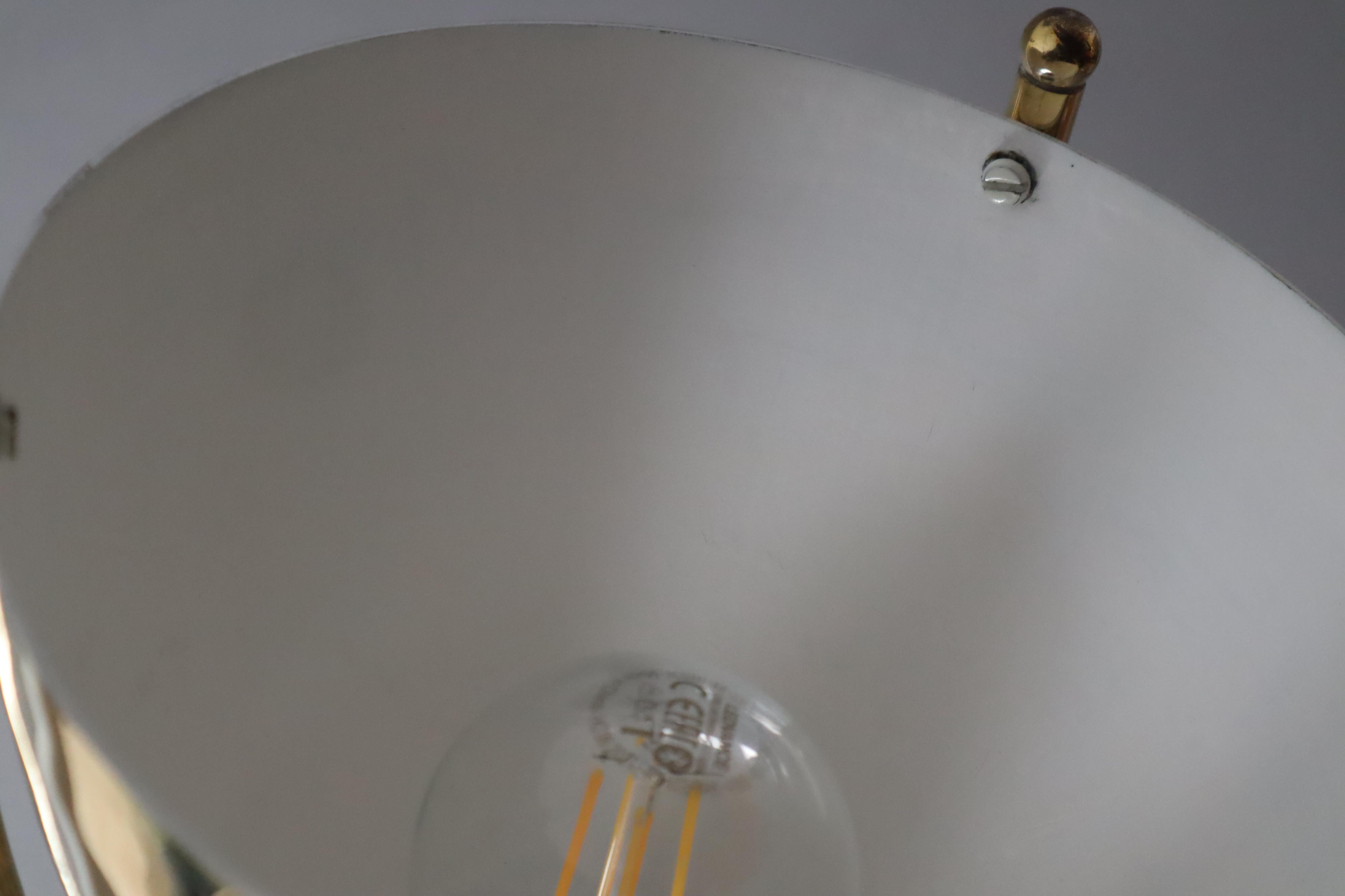Mid-Century Brass Church Hanging Lamp from WKR Leuchten 1960s For Sale 7