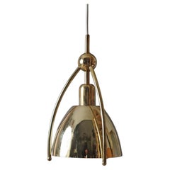 Lampe d'église en laiton du milieu du siècle dernier de WKR Leuchten des années 1960