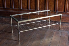 Midcentury Brass Coffee Table