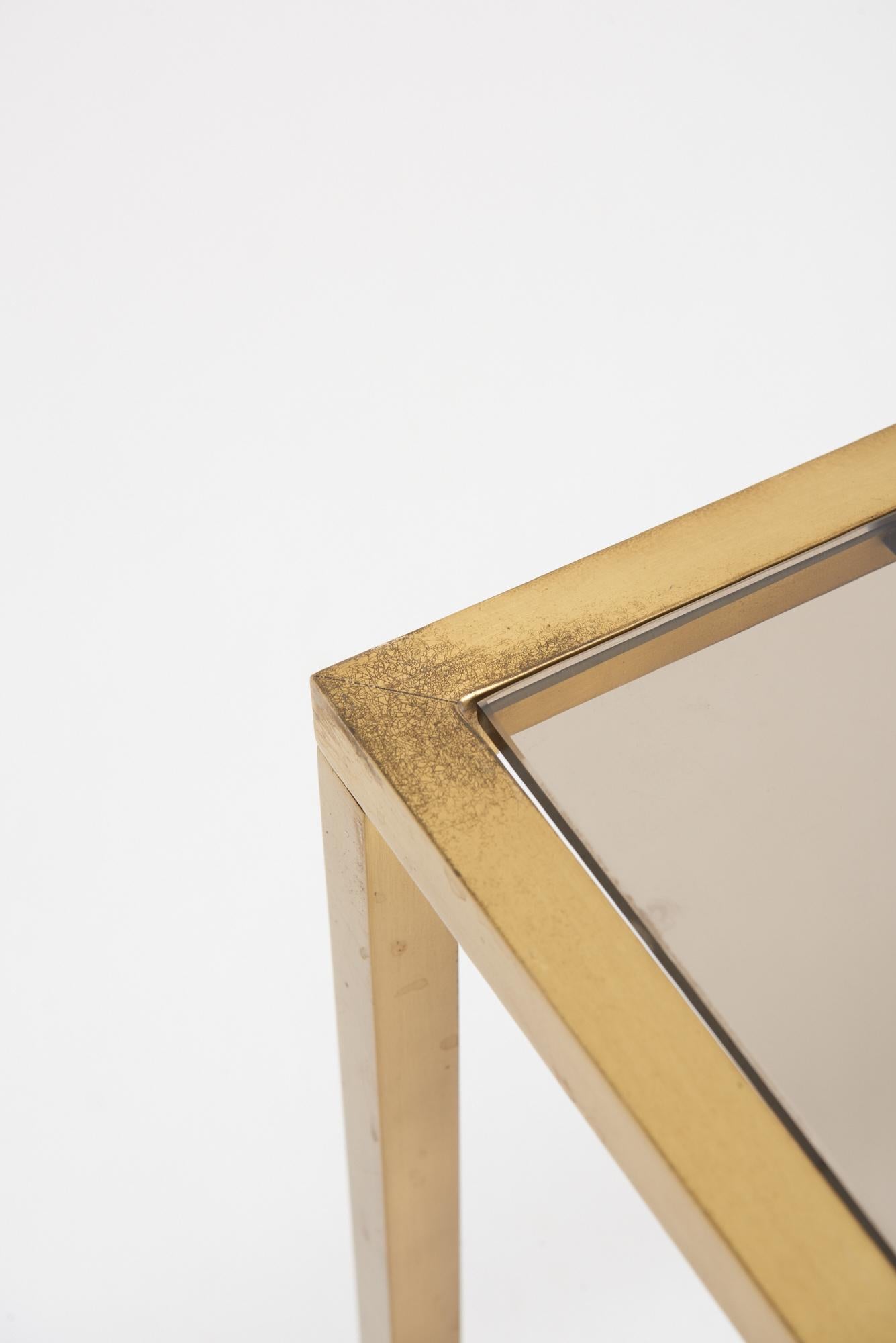 Mid-Century Brass Console Table In Good Condition In London, GB