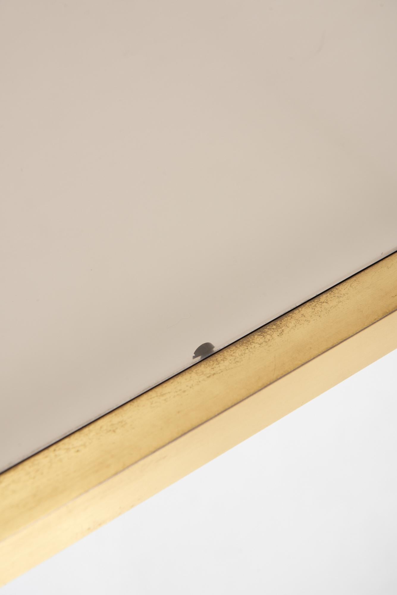 Mid-Century Brass Console Table 2