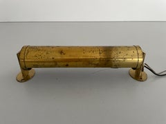 Mid-century Brass Cylindrical Small Single Sconce, 1950s, Germany