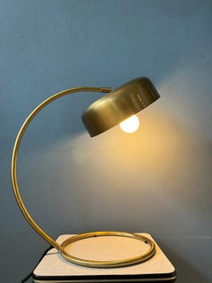 Mid Century Brass Desk Lamp, 1970s