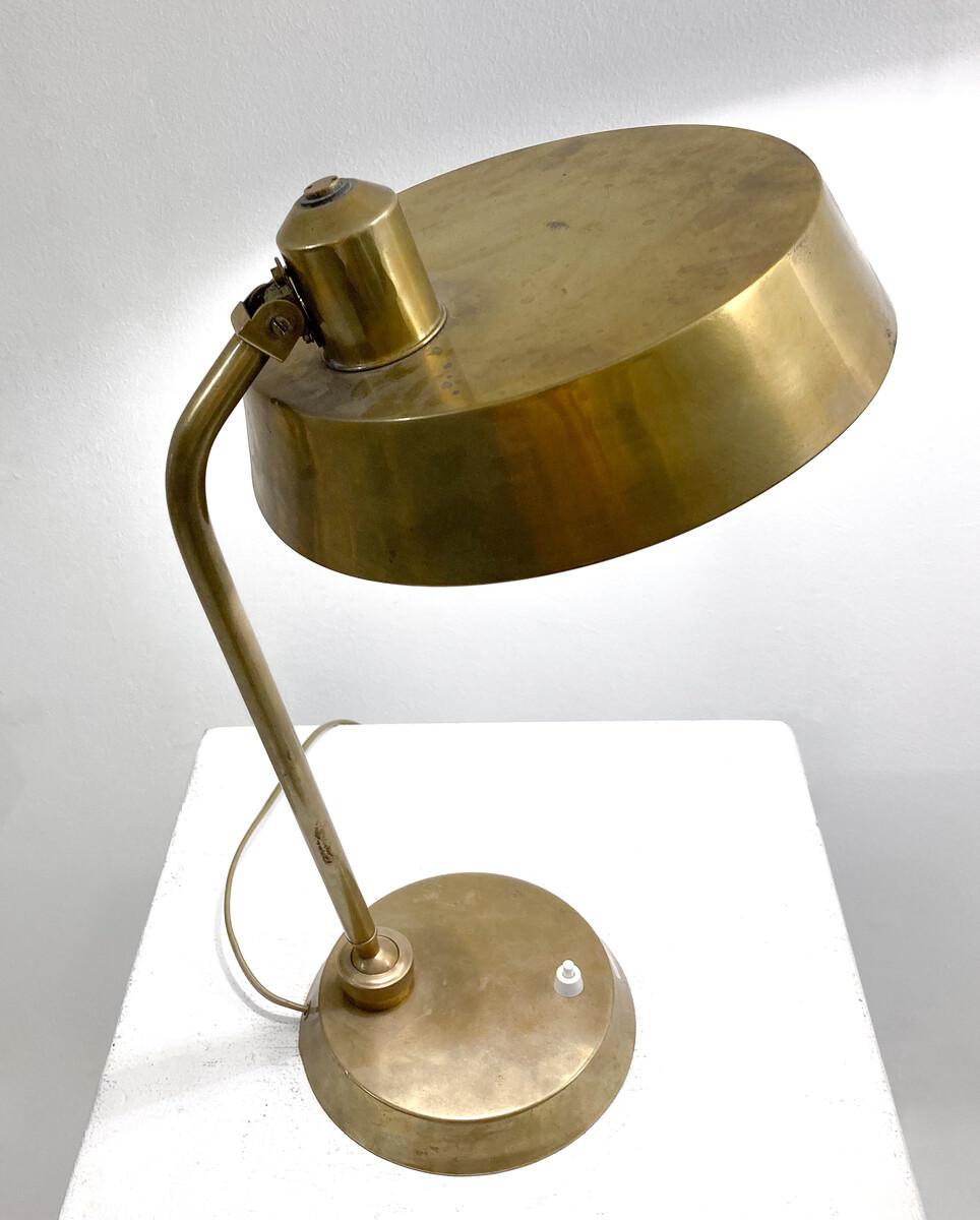 Mid-20th Century Mid-Century Brass Desk Lamp, Italy, 1960s
