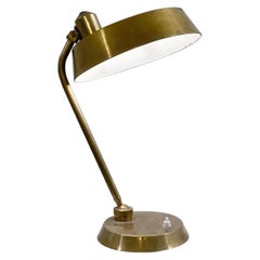 Mid-Century Brass Desk Lamp, Italy, 1960s