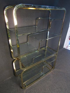 Mid-Century Brass Etagere by DIA