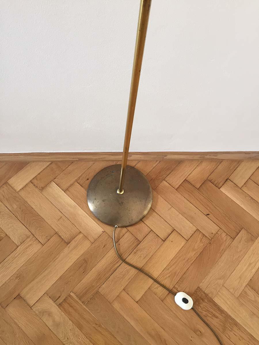 Late 20th Century Mid-Century Brass Floor Lamp, 1970