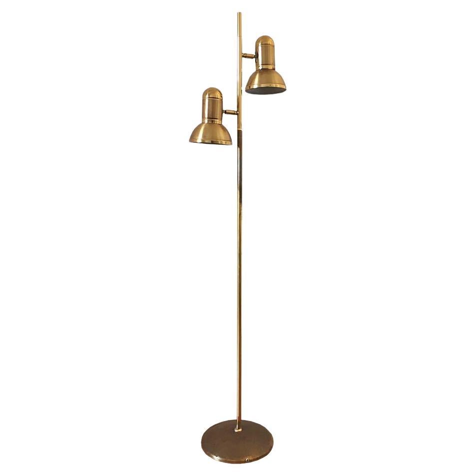 Mid-Century Brass Floor Lamp, 1970