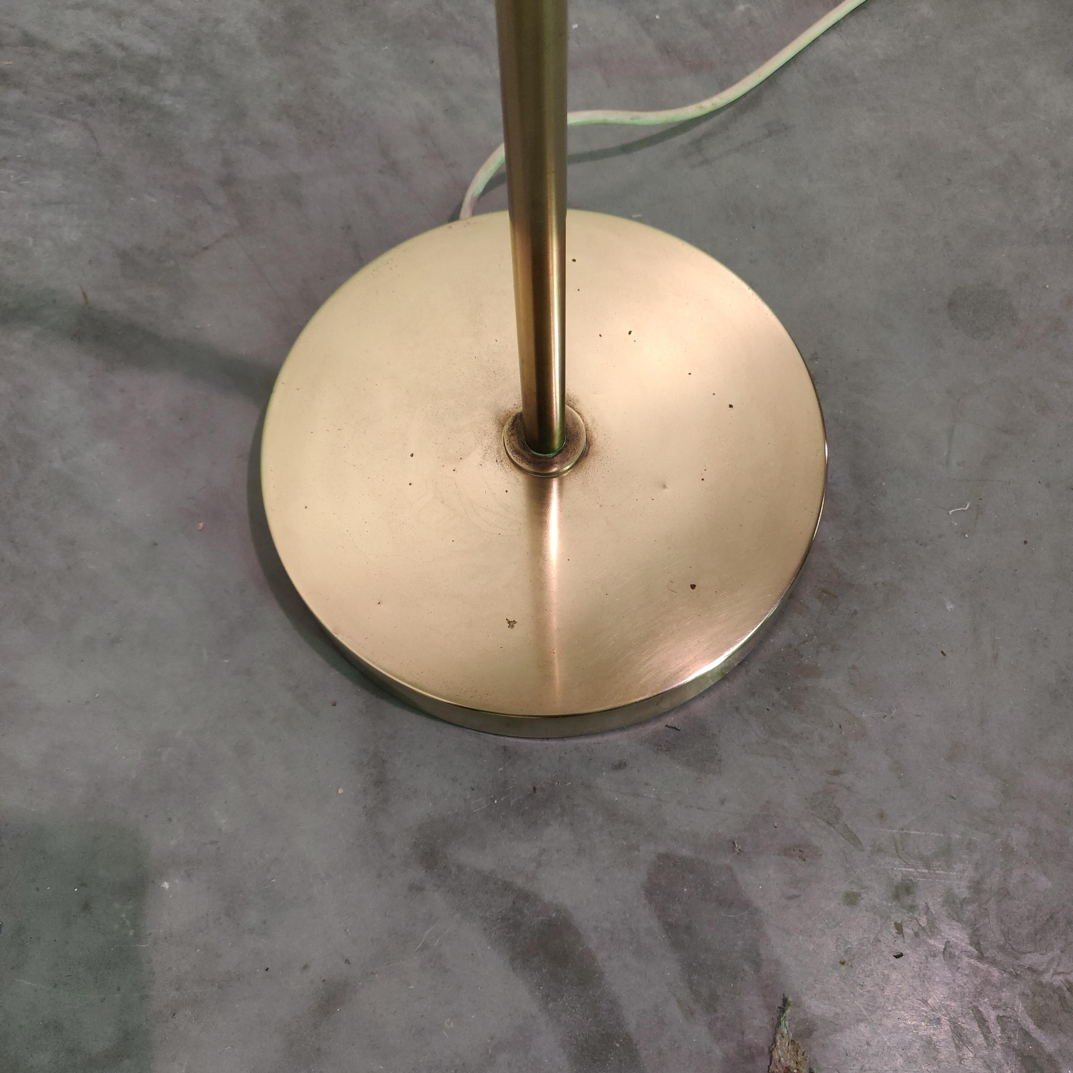 Mid Century Brass Floor Lamp by Gebruder Cosack, 1960s For Sale 4