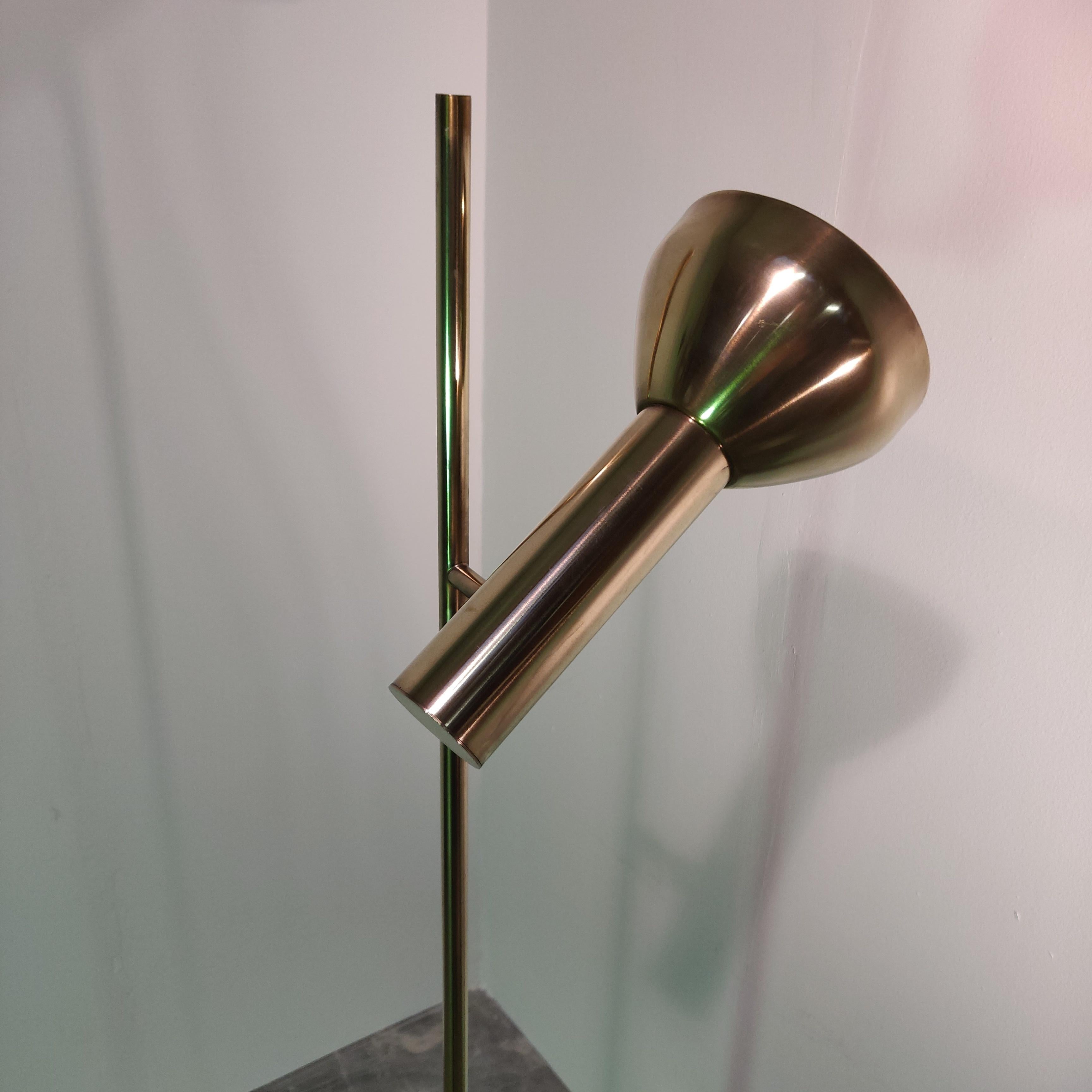 German Mid Century Brass Floor Lamp by Gebruder Cosack, 1960s For Sale