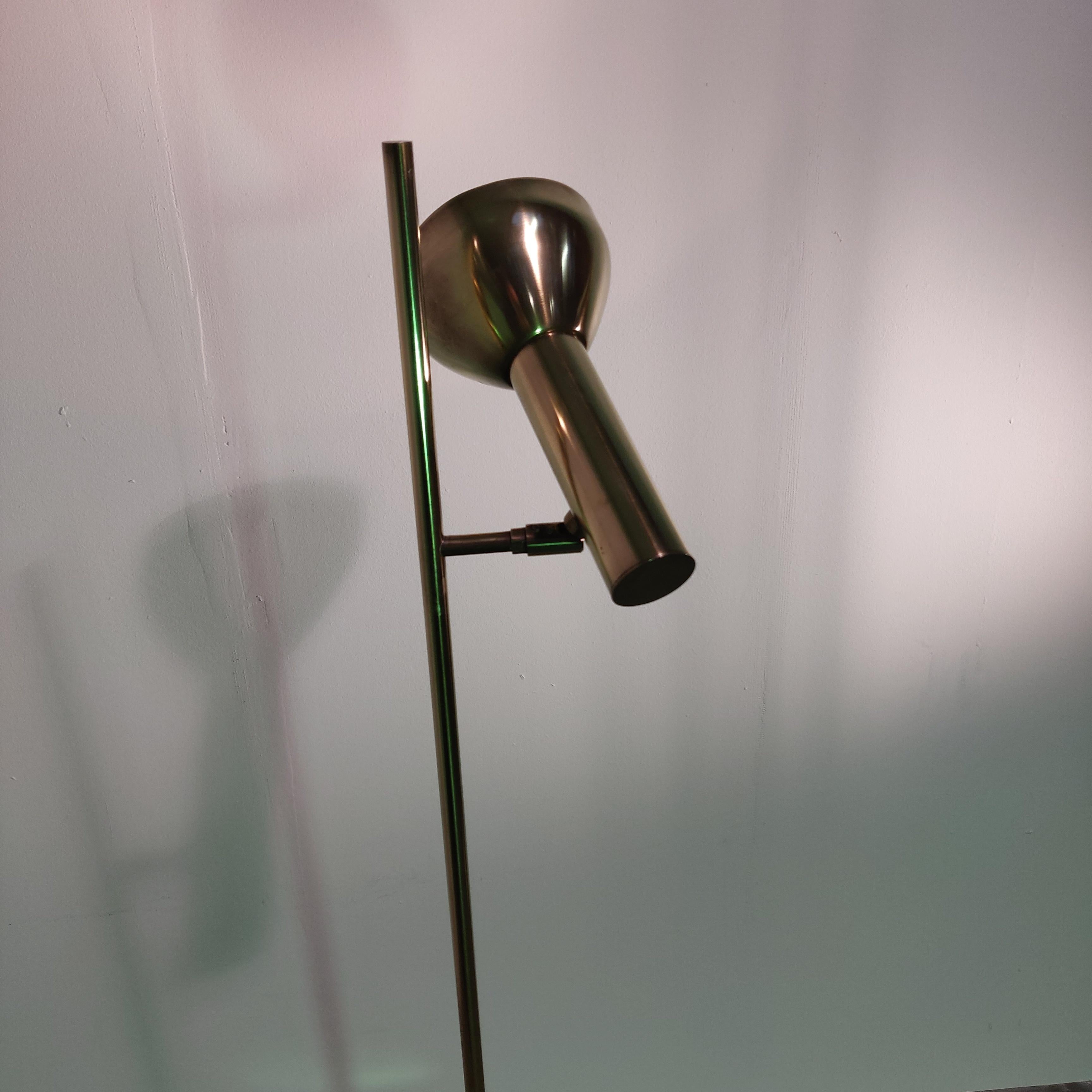 Metal Mid Century Brass Floor Lamp by Gebruder Cosack, 1960s For Sale