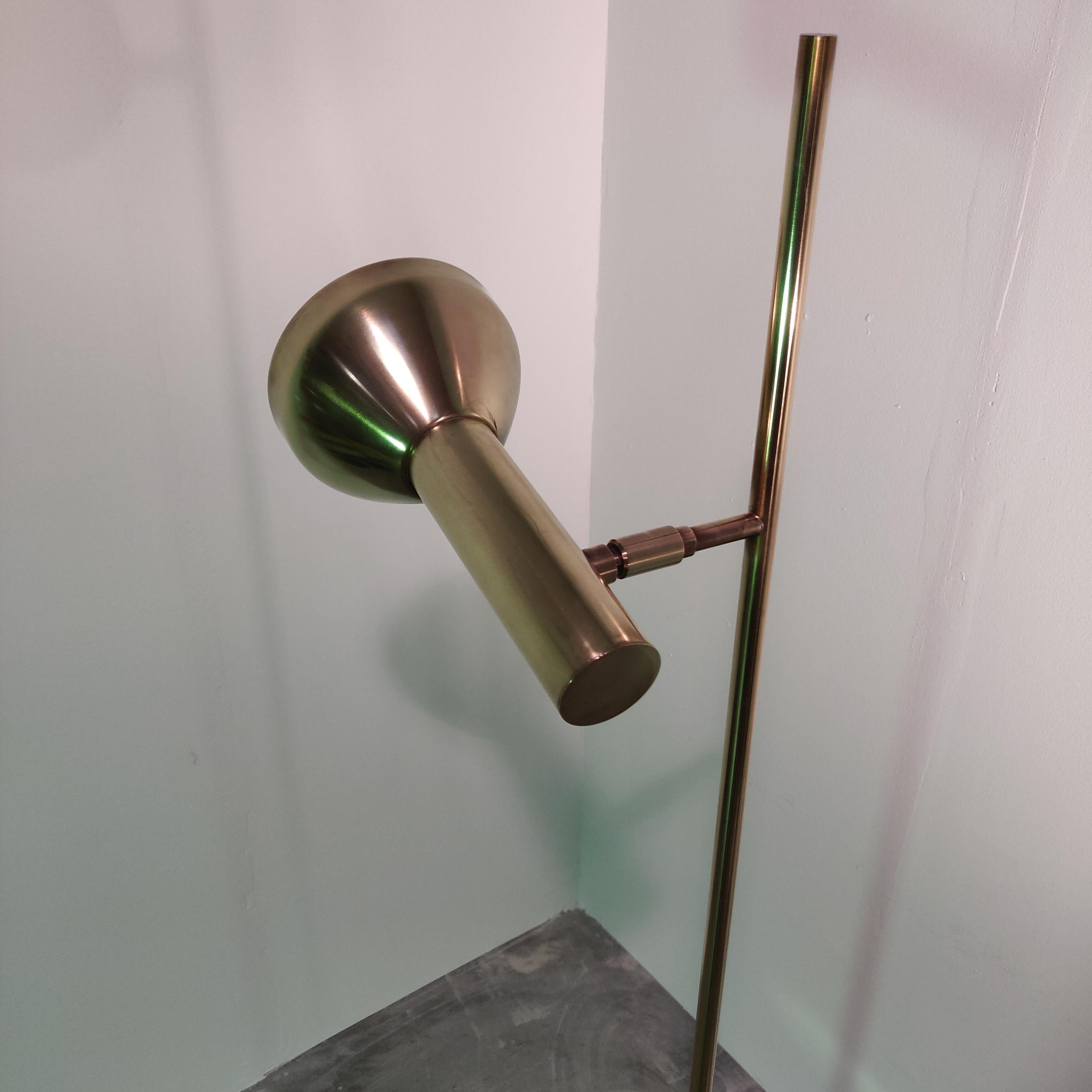 Mid Century Brass Floor Lamp by Gebruder Cosack, 1960s For Sale 1