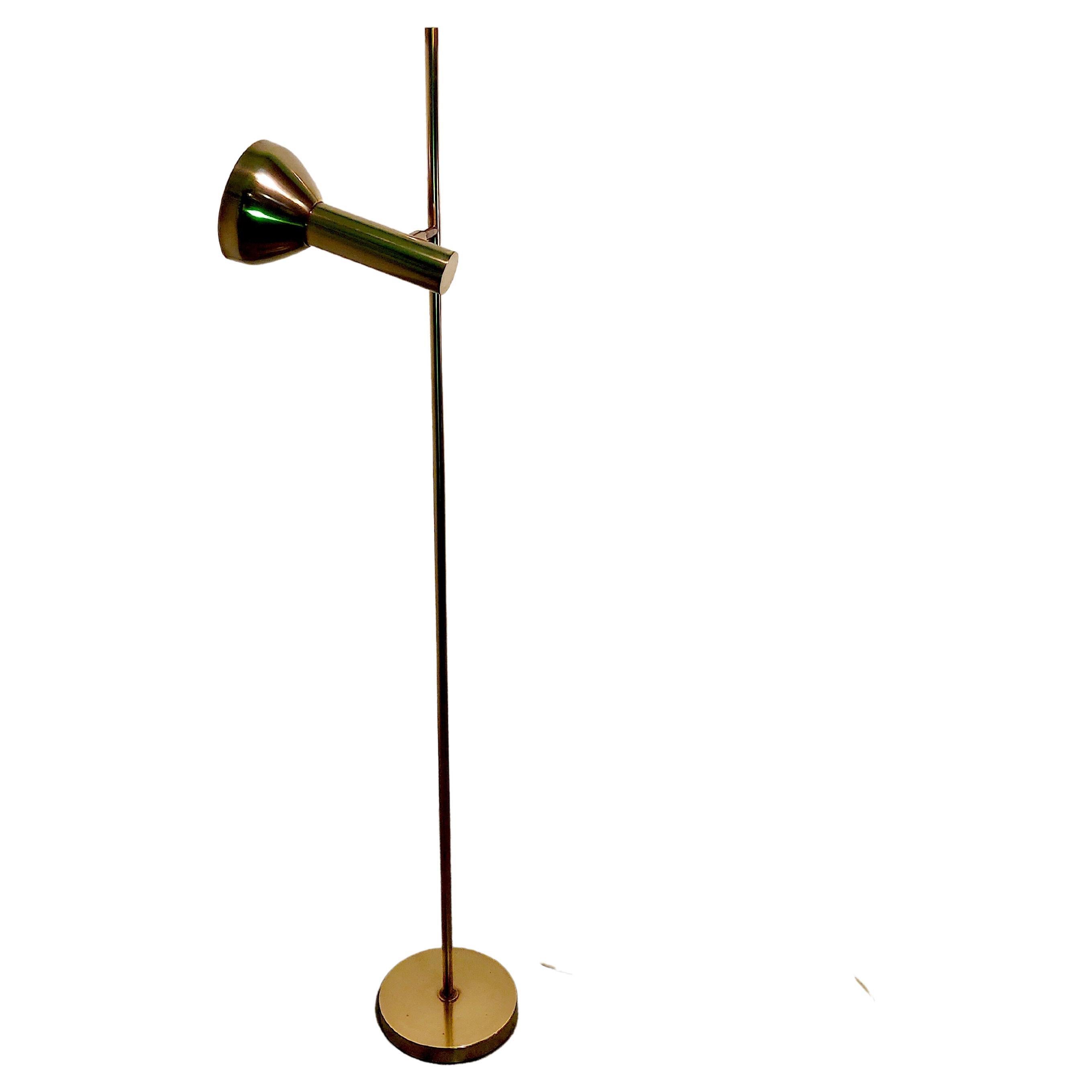 Mid Century Brass Floor Lamp by Gebruder Cosack, 1960s For Sale