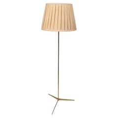 Stehlampe aus Messing im Mid-Century-Stil, entworfen von Paul McCobb