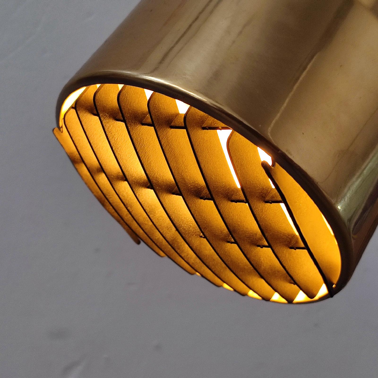 Mid-Century Brass Floor Lamp, Fagerhults Sweden, 1960s For Sale 5