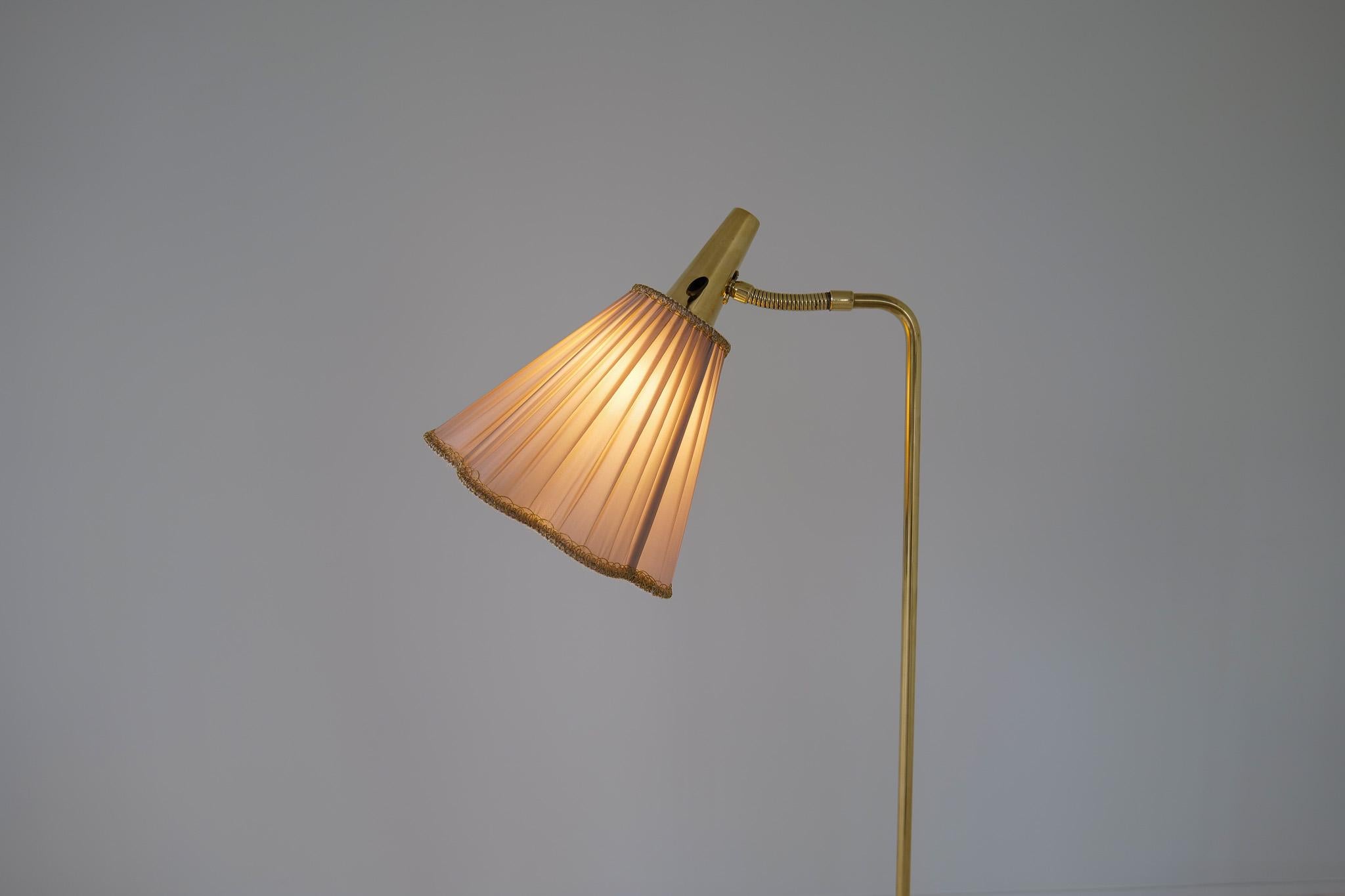 Midcentury Modern Brass Floor Lamp Falkenbergs Belysning Sweden, 1960s 8