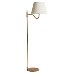 Mid-Century Brass Floor Lamp