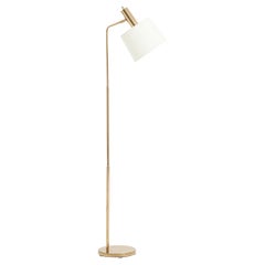 Mid-Century Brass Floor Lamp