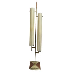 Mid Century Brass Floor Lamp Parzinger Laurel Thurston