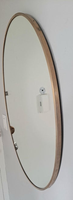 Mid Century Brass frame Mirror