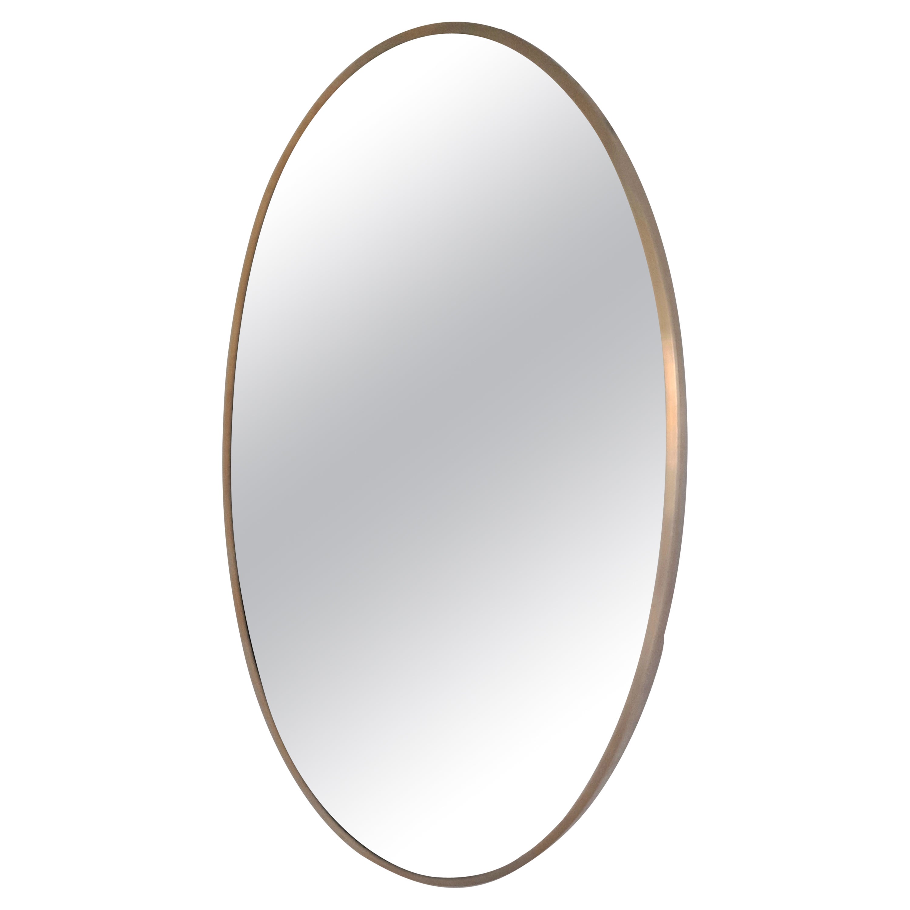 Mid Century Brass frame Mirror